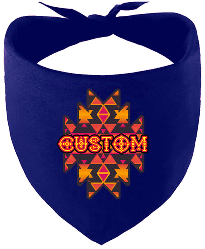 Custom Navajo Tribal Pet Bandana