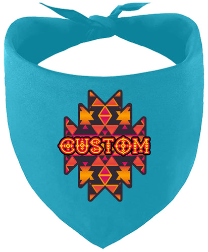 Custom Navajo Tribal Pet Bandana