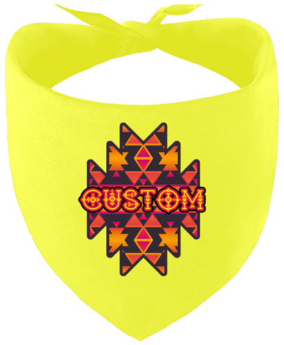 Custom Navajo Tribal Pet Bandana