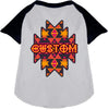 Custom Navajo Tribal Pet Raglan Shirts