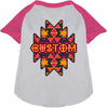 Custom Navajo Tribal Pet Raglan Shirts
