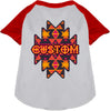 Custom Navajo Tribal Pet Raglan Shirts