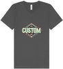 Custom Peach Aztec Unisex V-Neck Shirt