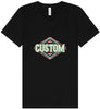 Custom Peach Aztec Unisex V-Neck Shirt