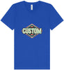 Custom Peach Aztec Unisex V-Neck Shirt