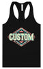 Custom Peach Aztec Women's Racerback Tank