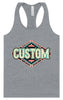 Custom Peach Aztec Women's Racerback Tank