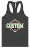 Custom Peach Aztec Women's Racerback Tank