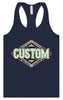 Custom Peach Aztec Women's Racerback Tank