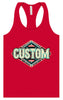 Custom Peach Aztec Women's Racerback Tank