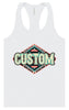 Custom Peach Aztec Women's Racerback Tank