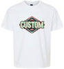 Custom Peach Aztec Children's Gildan Soft Shirt