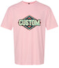 Custom Peach Aztec Adult Gildan Soft Shirt