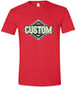 Custom Peach Aztec Adult Gildan Soft Shirt