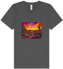 Custom Neon Desert Unisex V-Neck Shirt