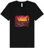 Custom Neon Desert Unisex V-Neck Shirt