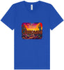 Custom Neon Desert Unisex V-Neck Shirt