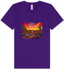Custom Neon Desert Unisex V-Neck Shirt