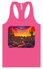 Custom Neon Desert Women's Racerback Tank