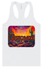 Custom Neon Desert Women's Racerback Tank