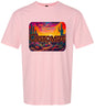 Custom Neon Desert Adult Gildan Soft Shirt
