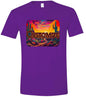 Custom Neon Desert Adult Gildan Soft Shirt