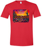 Custom Neon Desert Adult Gildan Soft Shirt