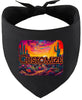 Custom Neon Desert Pet Bandana