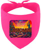 Custom Neon Desert Pet Bandana