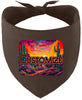 Custom Neon Desert Pet Bandana