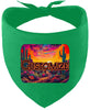 Custom Neon Desert Pet Bandana