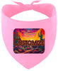 Custom Neon Desert Pet Bandana