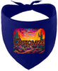 Custom Neon Desert Pet Bandana