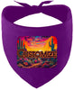 Custom Neon Desert Pet Bandana