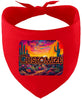 Custom Neon Desert Pet Bandana