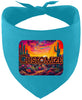 Custom Neon Desert Pet Bandana