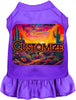Custom Neon Desert Pet Dress