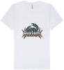 Custom Retro Crabs Unisex V-Neck Shirt