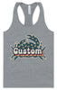 Custom Retro Crabs Women's Racerback Tank