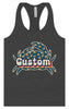 Custom Retro Crabs Women's Racerback Tank