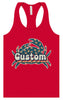 Custom Retro Crabs Women's Racerback Tank