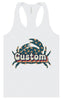 Custom Retro Crabs Women's Racerback Tank