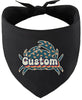 Custom Retro Crabs Pet Bandana