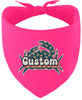 Custom Retro Crabs Pet Bandana