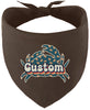 Custom Retro Crabs Pet Bandana