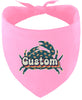 Custom Retro Crabs Pet Bandana