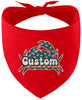 Custom Retro Crabs Pet Bandana