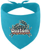 Custom Retro Crabs Pet Bandana