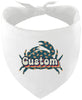 Custom Retro Crabs Pet Bandana