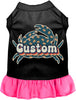 Custom Retro Crabs Pet Dress